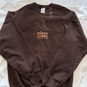 Nike Dark Brown Women’s Crewneck Sweater